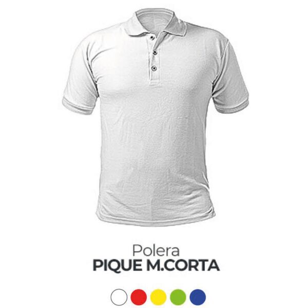 POLERA PIQUE MANGA CORTA